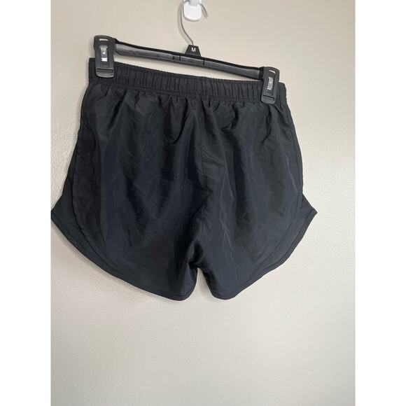 Nike Dri- Fit Black w/ White Logo Womens Running Athletic Shorts Size XS - Picture 2 of 4